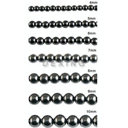 magnetic hematite beads