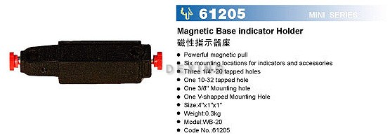 magnetic base indicator holder