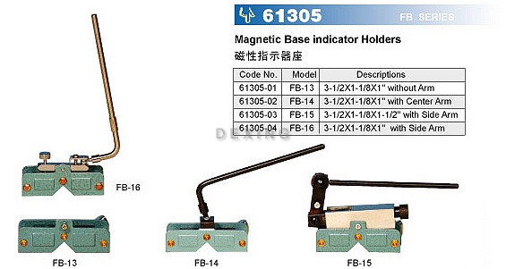 magnetic base indicator holders