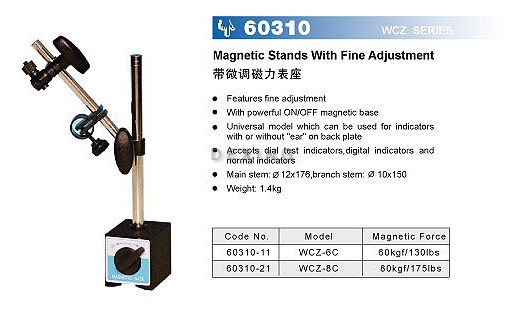 magnetic stands with fine adjustment